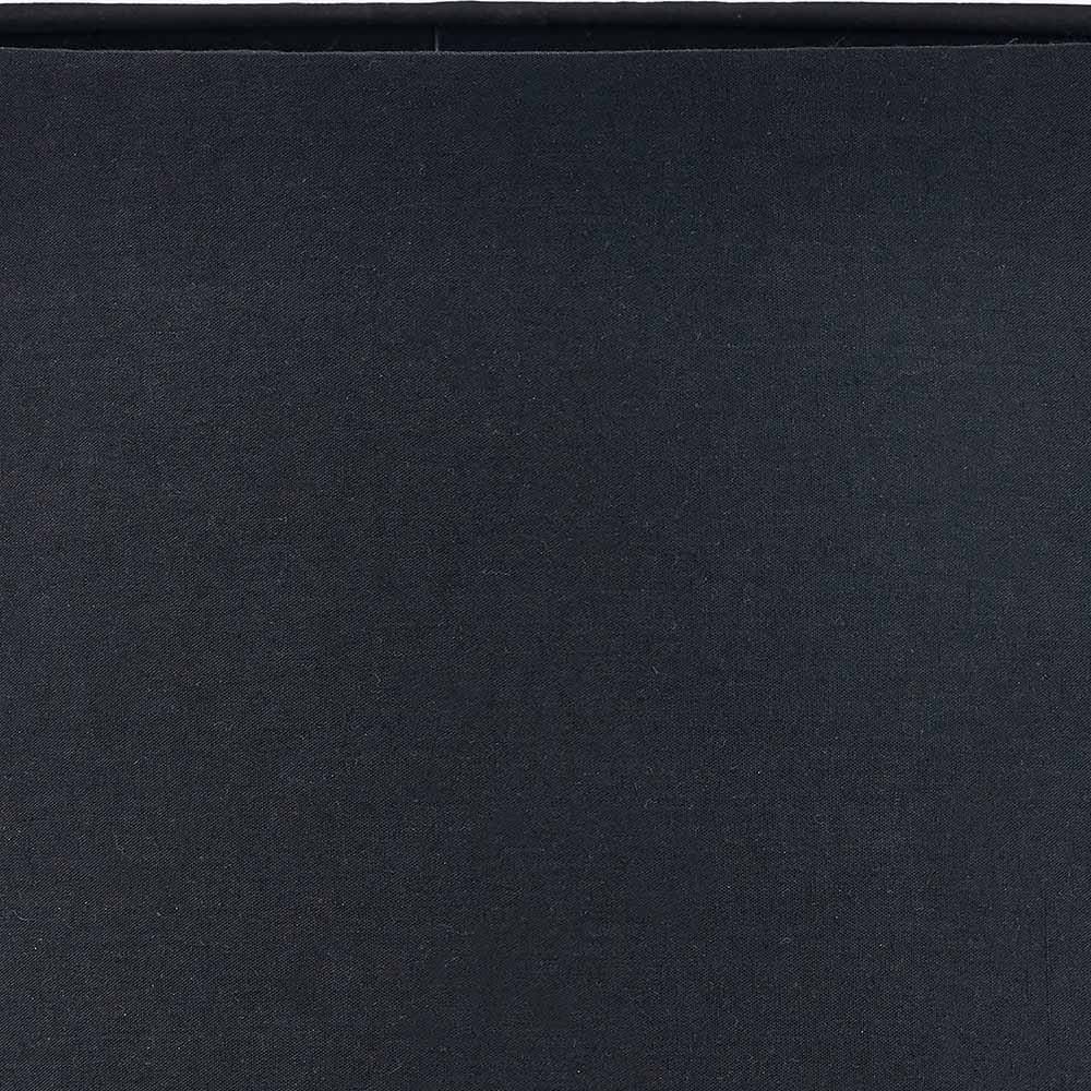 Pacific Lifestyle Lighting Adelaide 35cm Black Tapered Cotton Mix Lampshade House of Isabella UK