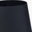 Pacific Lifestyle Lighting Adelaide 35cm Black Tapered Cotton Mix Lampshade House of Isabella UK