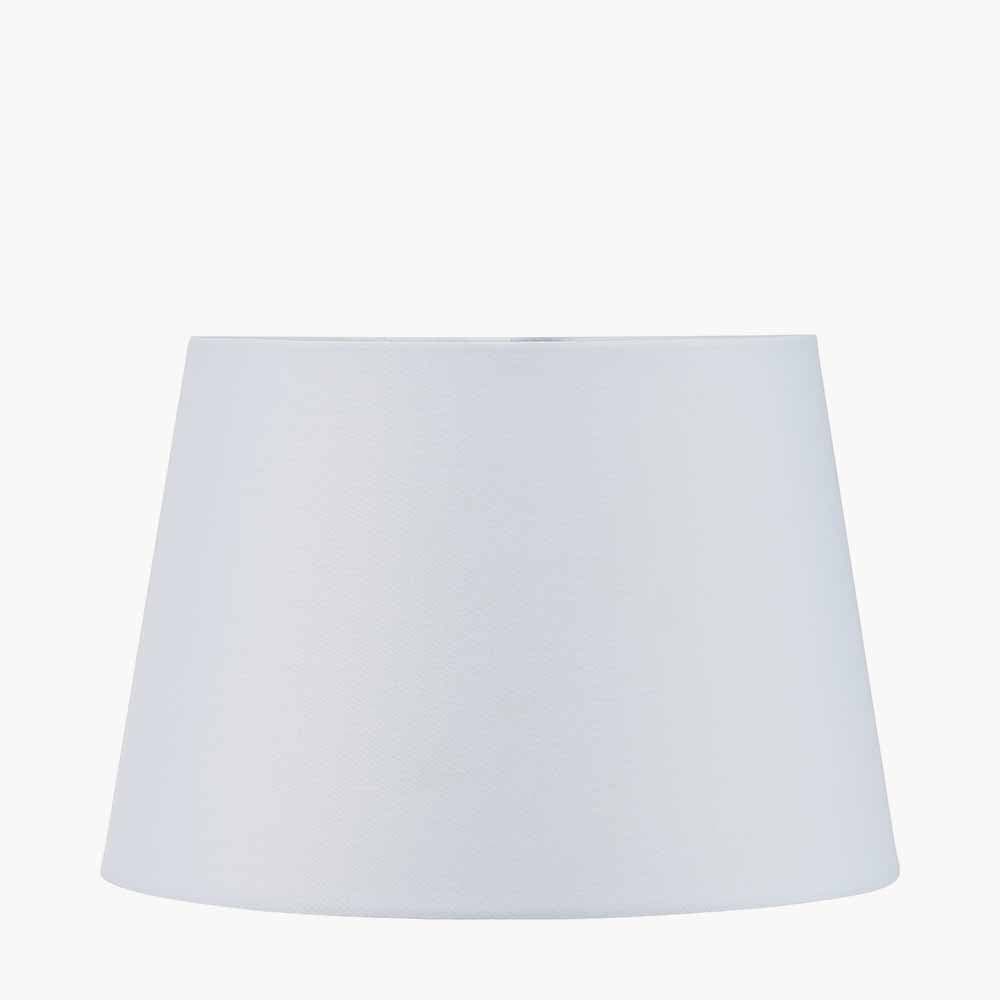 Pacific Lifestyle Lighting Adelaide 35cm Ivory Tapered Cotton Mix Lampshade House of Isabella UK