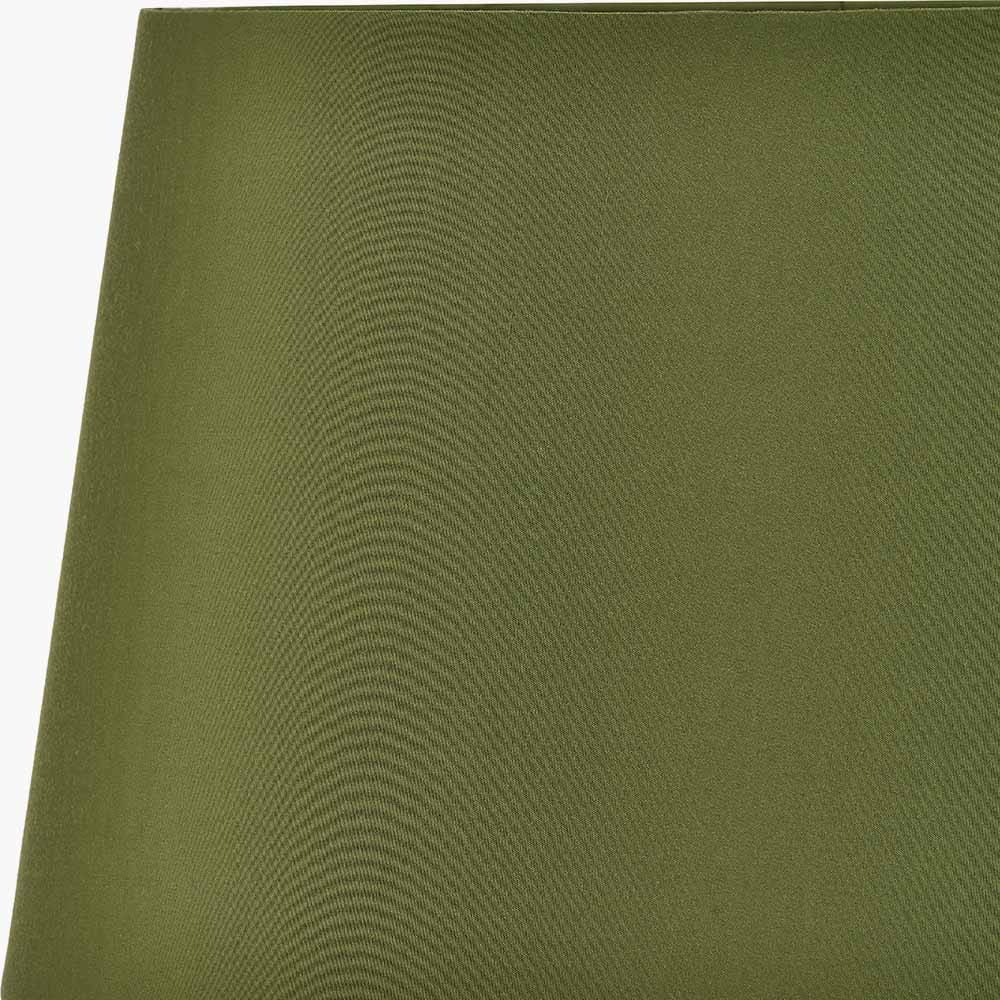 Pacific Lifestyle Lighting Adelaide 35cm Sage Tapered Cotton Mix Lampshade House of Isabella UK