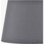 Pacific Lifestyle Lighting Adelaide 35cm Steel Grey Tapered Cotton Mix Lampshade House of Isabella UK