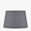 Pacific Lifestyle Lighting Adelaide 35cm Steel Grey Tapered Cotton Mix Lampshade House of Isabella UK