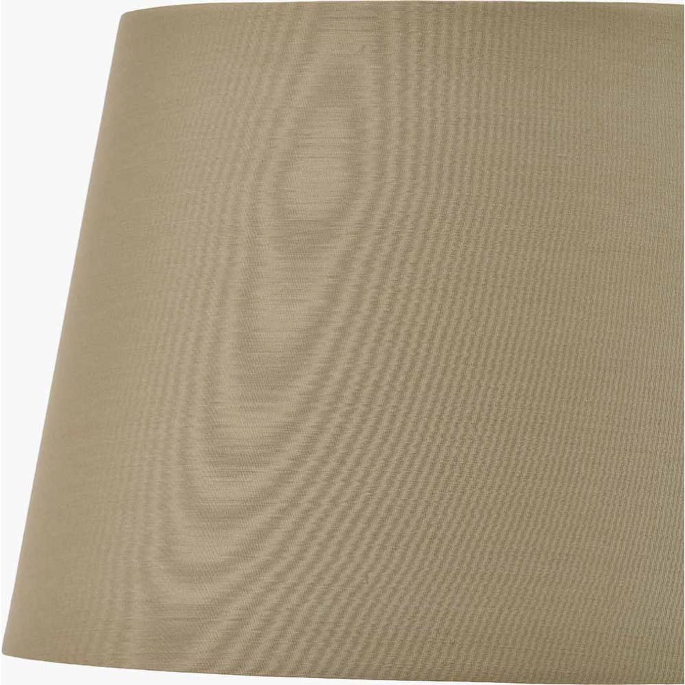 Pacific Lifestyle Lighting Adelaide 35cm Taupe Tapered Cotton Mix Lampshade House of Isabella UK