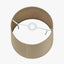 Pacific Lifestyle Lighting Adelaide 35cm Taupe Tapered Cotton Mix Lampshade House of Isabella UK