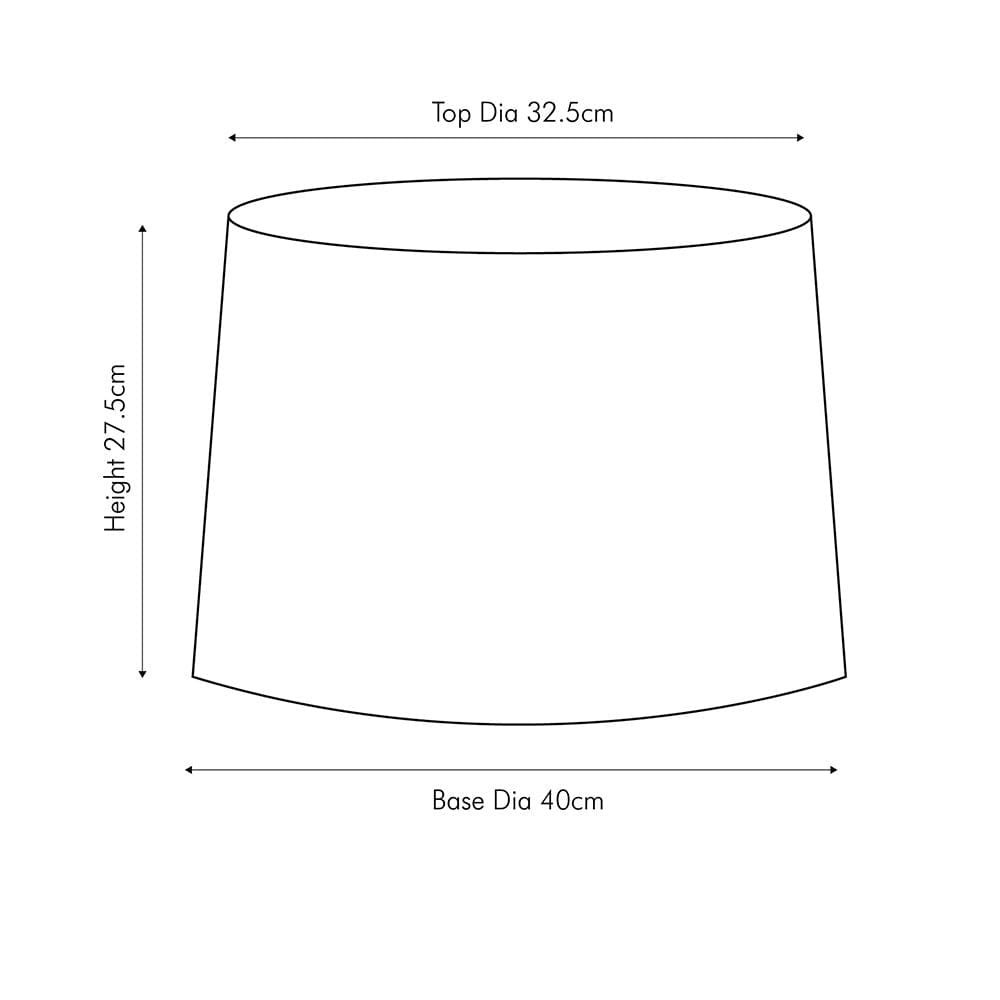 Adelaide 40cm Sage Tapered Poly Cotton Shade.