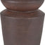 Pacific Lifestyle Lighting Aditi Dark Brown Curved Terracotta Table Lamp House of Isabella UK