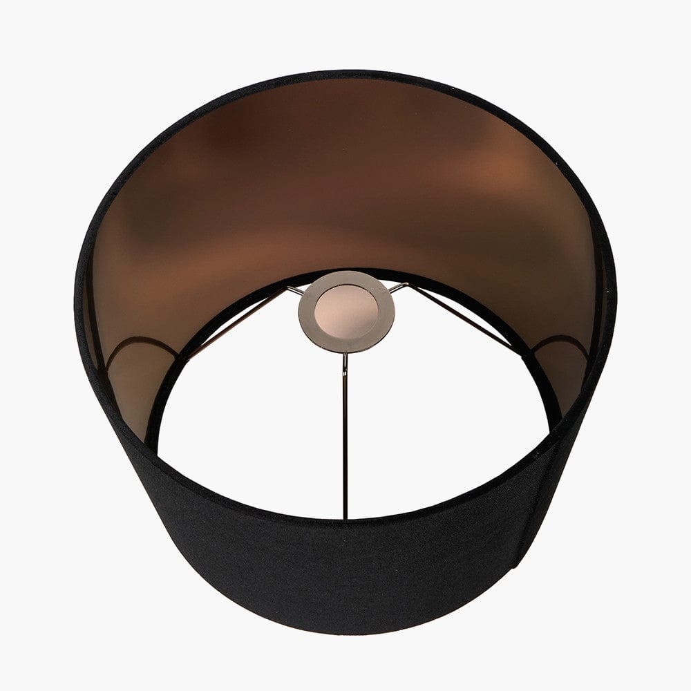 Aida 50cm Black Velvet Tapered Lampshade.