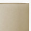 Pacific Lifestyle Lighting Alia Grey Wash Turned Mango Wood Table Lamp Base with Lino 40cm Cream Self Lined Linen Cylinder Lampshade House of Isabella UK