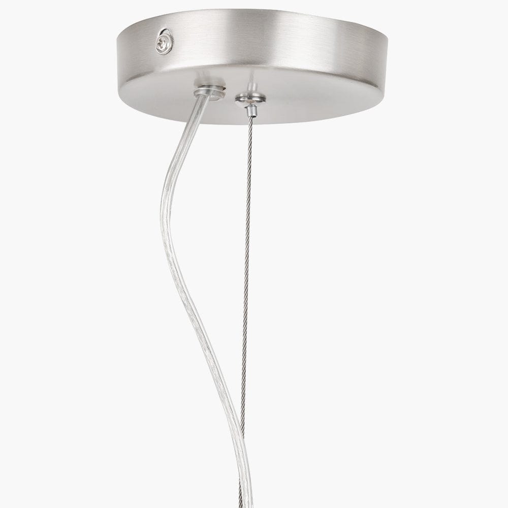 Allona Black Rattan Pendant.