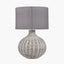 Allona Grey Wash Rattan Table Lamp.