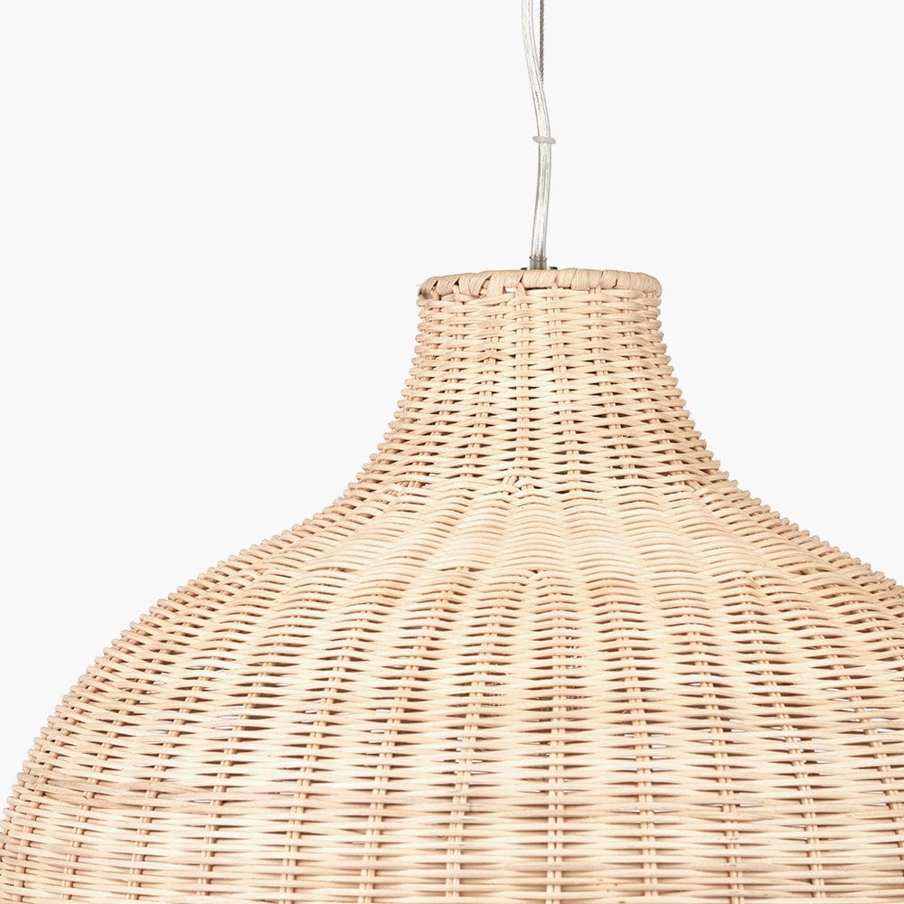 Allona Natural Rattan Pendant.