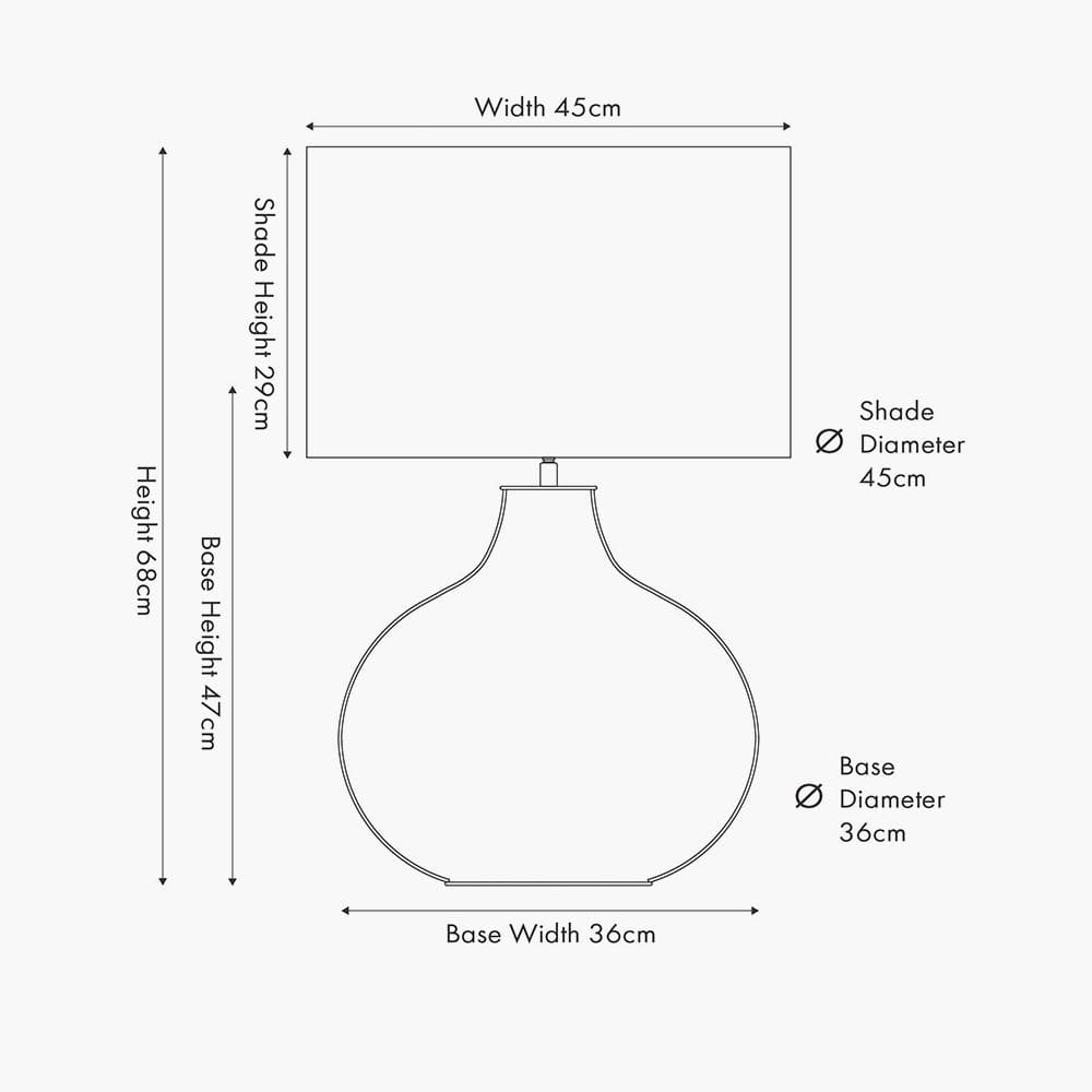 Allona Natural Rattan Table Lamp.