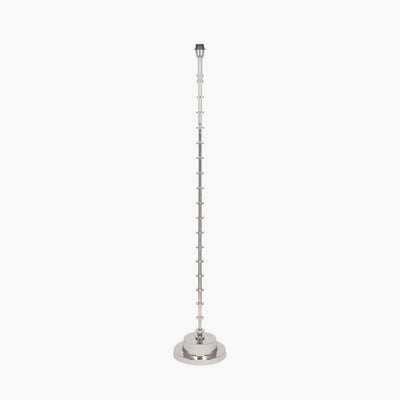 Pacific Lifestyle Lighting Almas Silver Metal Floor Lamp - Base Only House of Isabella UK