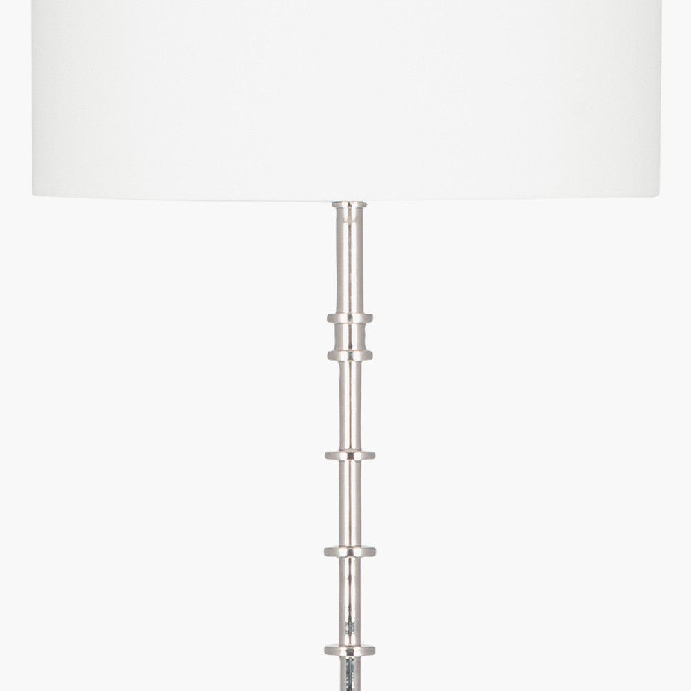 Almas Silver Metal Floor Lamp - Base Only.