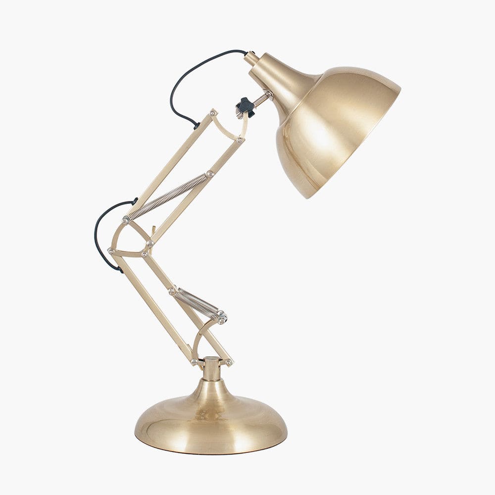 Alonzo Brass Metal Task Table Lamp.