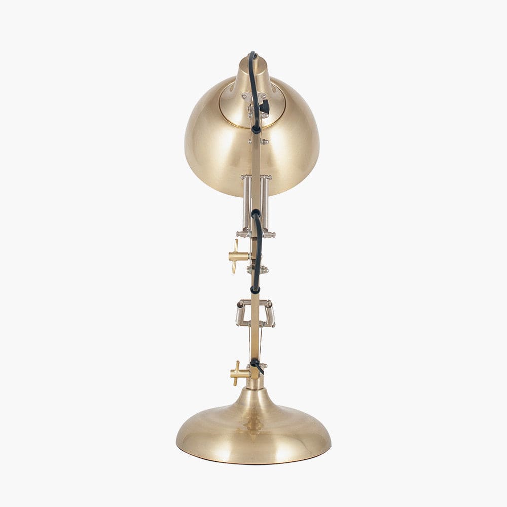 Alonzo Brass Metal Task Table Lamp.