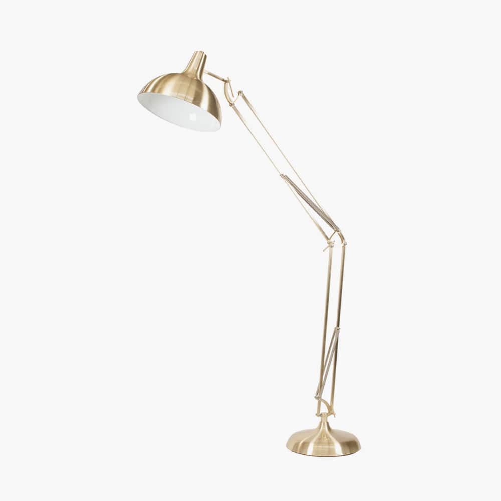 Alonzo Brass Task Floor Lamp.