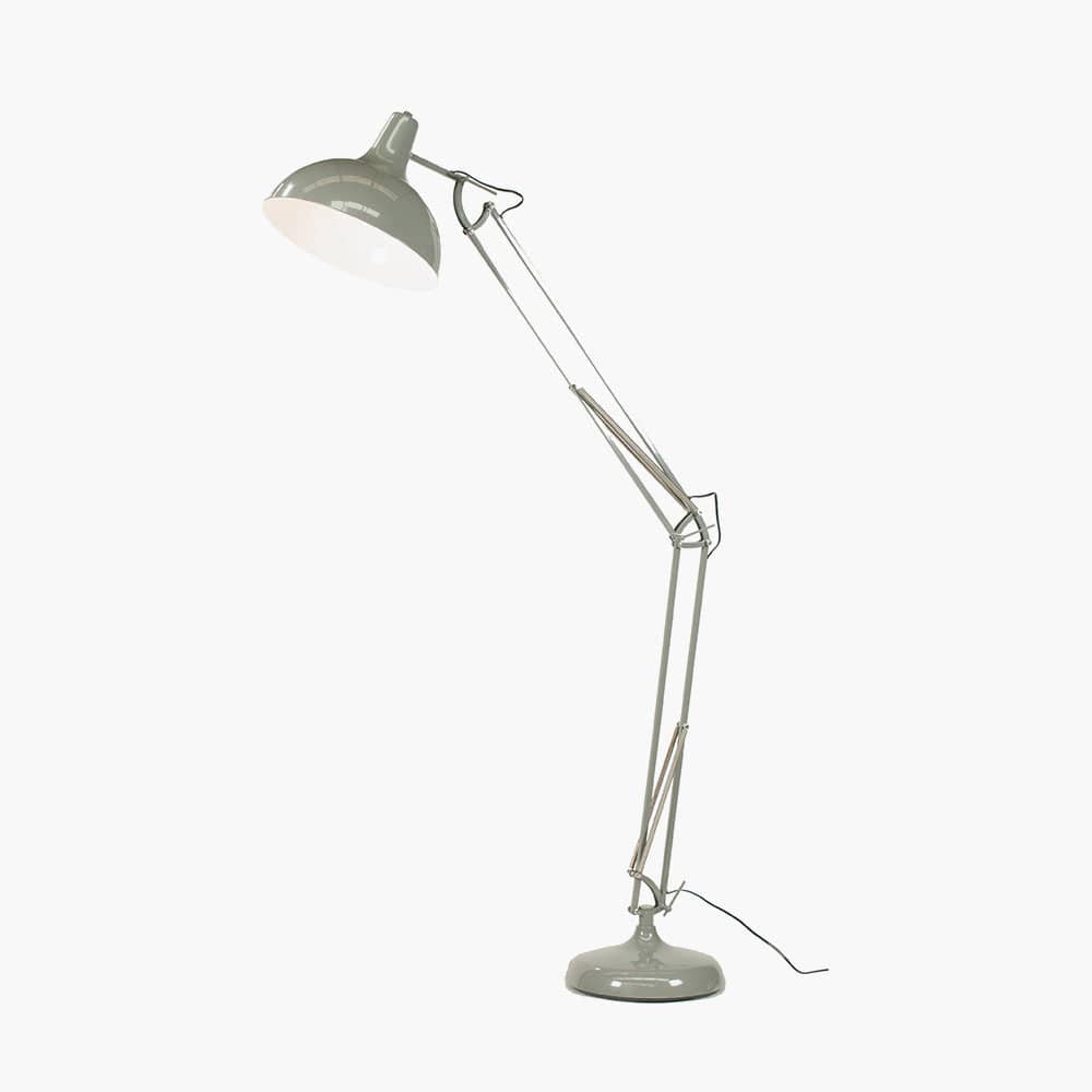 Pacific Lifestyle Lighting Alonzo Grey Painted Oversize Task Floor Lamp House of Isabella UK