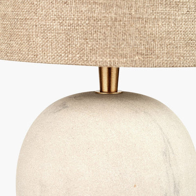 Pacific Lifestyle Lighting Althea Sandstone Table Lamp House of Isabella UK