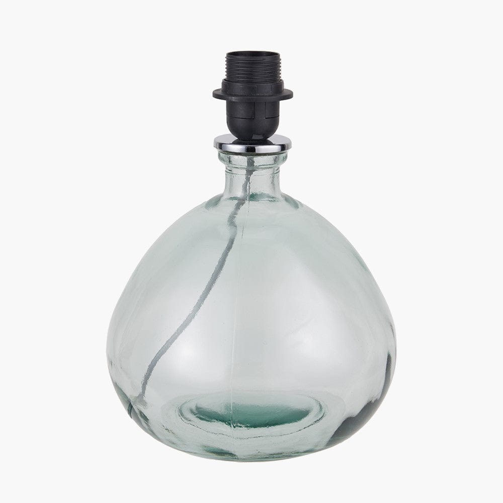 Alvira Organic Shape Recycled Glass Table Lamp.