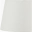 Pacific Lifestyle Lighting Amalia Natural Ombre Textured Stoneware Table Lamp Base with Adelaide 30cm Ivory Tapered Cotton Mix Lampshade House of Isabella UK
