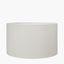 Pacific Lifestyle Lighting Amalia Natural Ombre Textured Stoneware Tall Table Lamp Base with Henry 35cm White Handloom Cylinder Lampshade House of Isabella UK