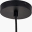 Pacific Lifestyle Lighting Amalie Black Metal Retro Pendant House of Isabella UK