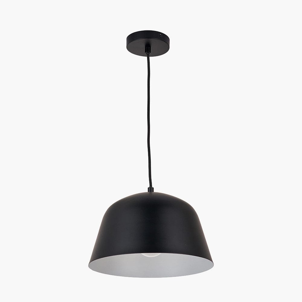 Pacific Lifestyle Lighting Amalie Black Metal Retro Pendant House of Isabella UK