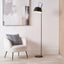 Pacific Lifestyle Lighting Amalie Black Metal Retro Task Floor Lamp House of Isabella UK