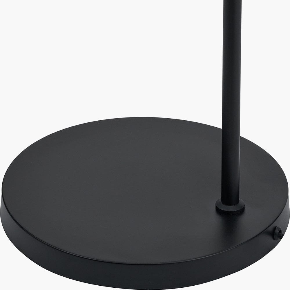 Pacific Lifestyle Lighting Amalie Black Metal Retro Task Floor Lamp House of Isabella UK