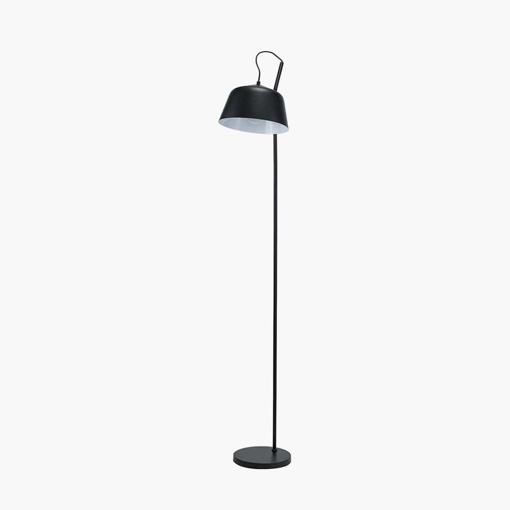 Pacific Lifestyle Lighting Amalie Black Metal Retro Task Floor Lamp House of Isabella UK