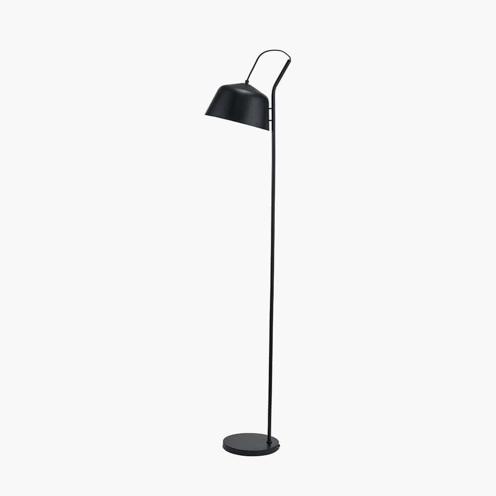 Pacific Lifestyle Lighting Amalie Black Metal Retro Task Floor Lamp House of Isabella UK