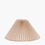 Pacific Lifestyle Lighting Amelia 35cm Natural Linen Hard Pleat Tapered Lampshade House of Isabella UK