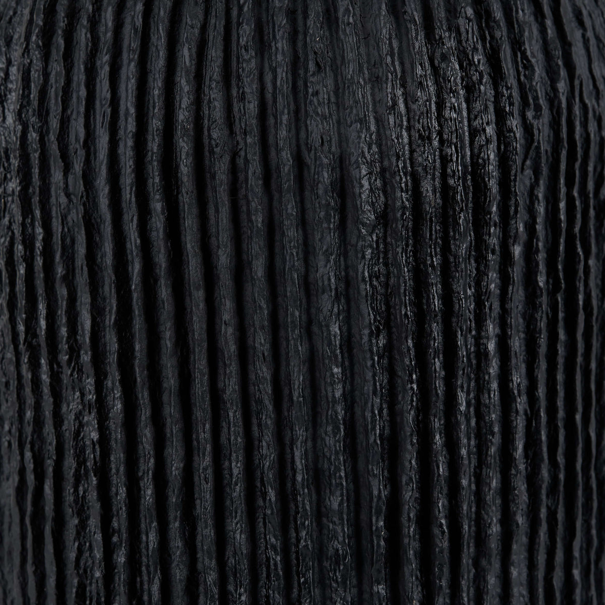 Pacific Lifestyle Lighting Ananya Black Paper Mache and Metal Textured Dome Table Lamp House of Isabella UK