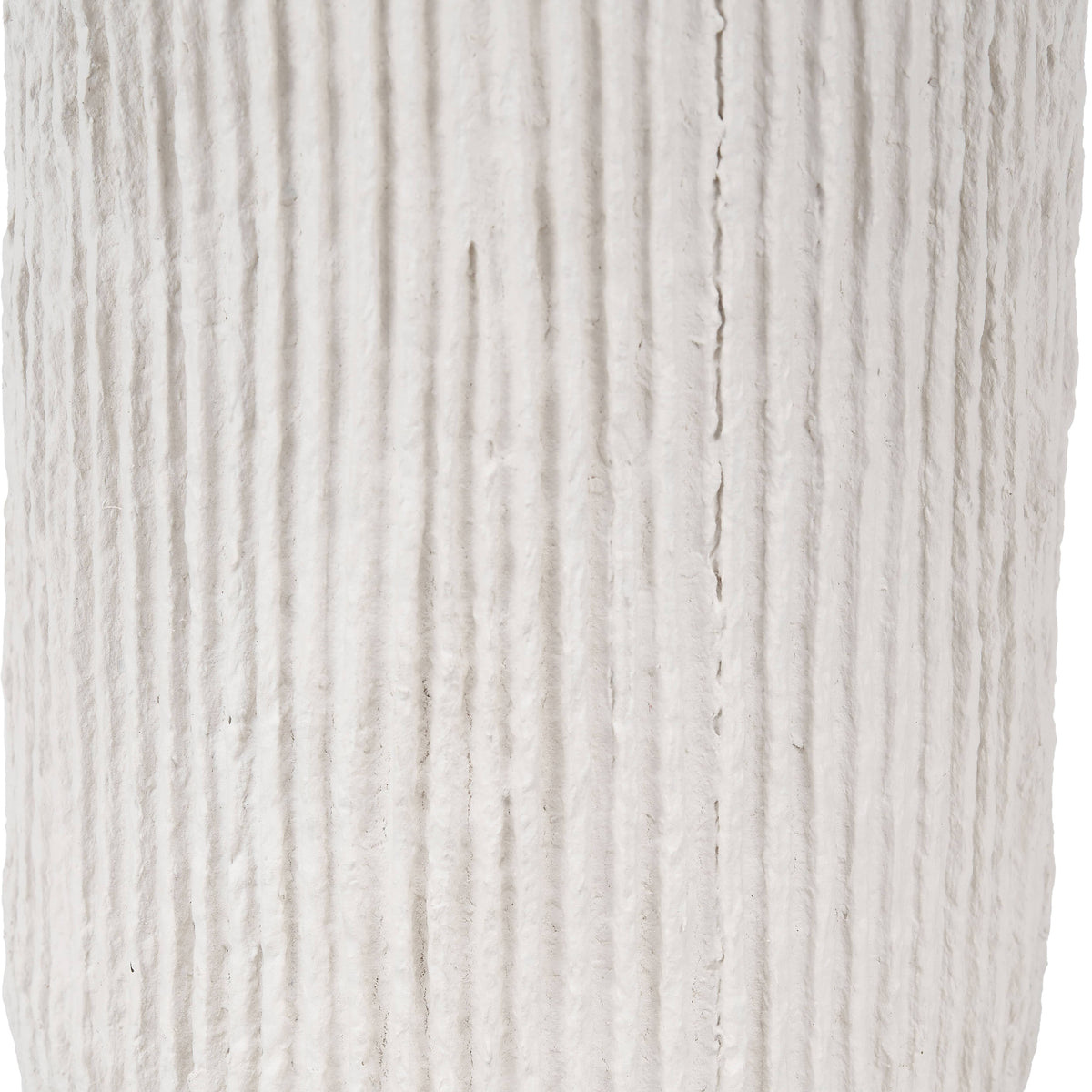 Pacific Lifestyle Lighting Ananya White Paper Mache and metal Textured Dome Table Lamp House of Isabella UK