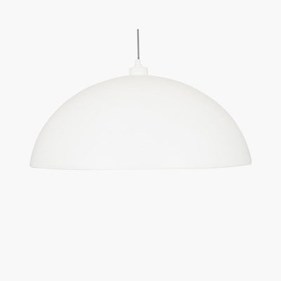 Pacific Lifestyle Lighting Anders Matt Cream and Silver Leaf Dome Pendant House of Isabella UK