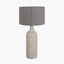 Anika Grey Wash Rattan Bottle Table Lamp.