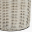 Anika Grey Wash Rattan Bottle Table Lamp.