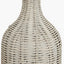 Anika Grey Wash Rattan Bottle Table Lamp.
