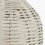 Anika Grey Wash Rattan Bottle Table Lamp.