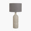 Anika Grey Wash Rattan Bottle Table Lamp.