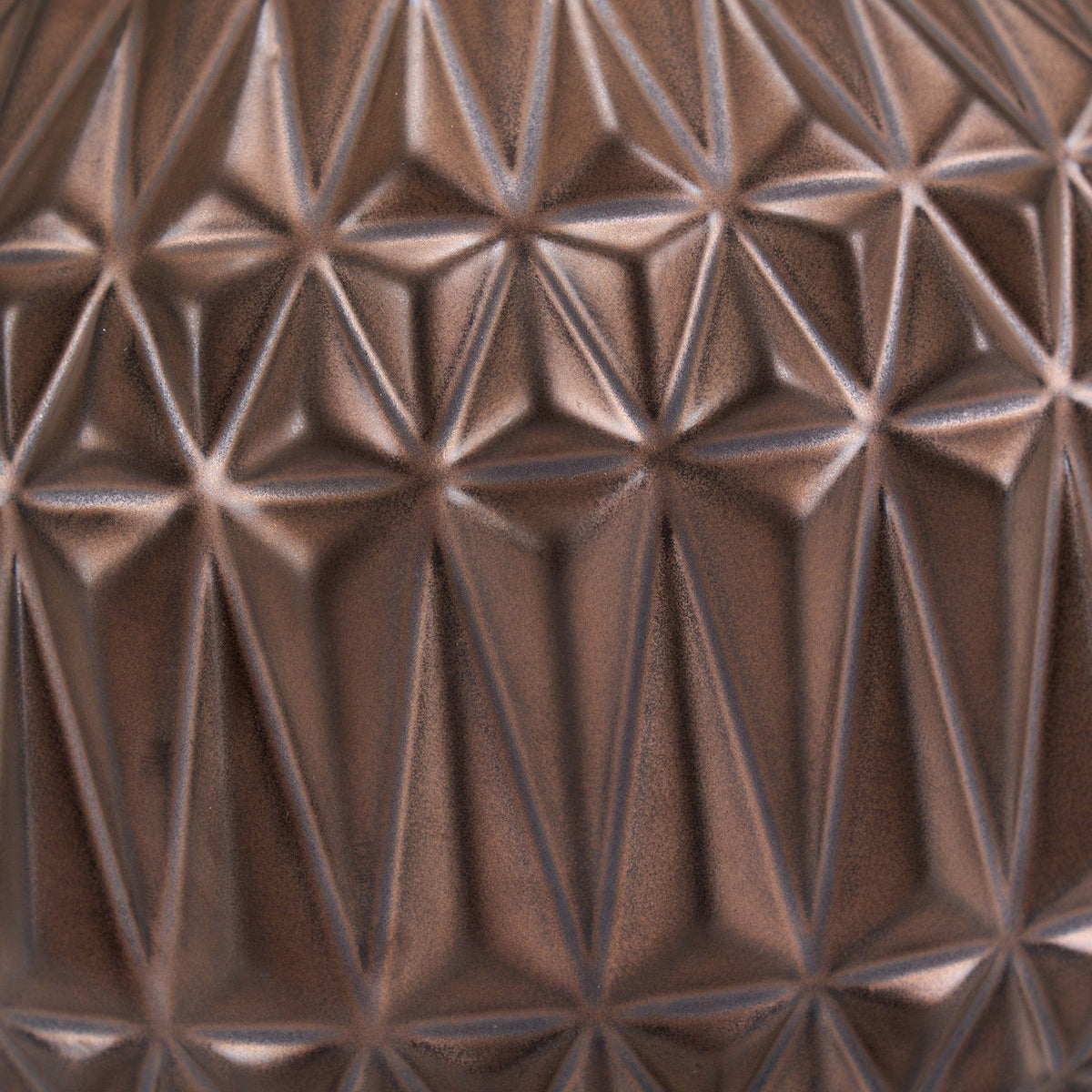 Anneli Bronze Aztec Texture Ceramic Table Lamp.