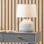 Anneli Warm White Aztec Texture Ceramic Table Lamp.
