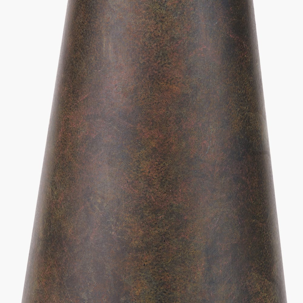 Pacific Lifestyle Lighting Arbor Verdi Gris Metal Conical Table Lamp Base House of Isabella UK