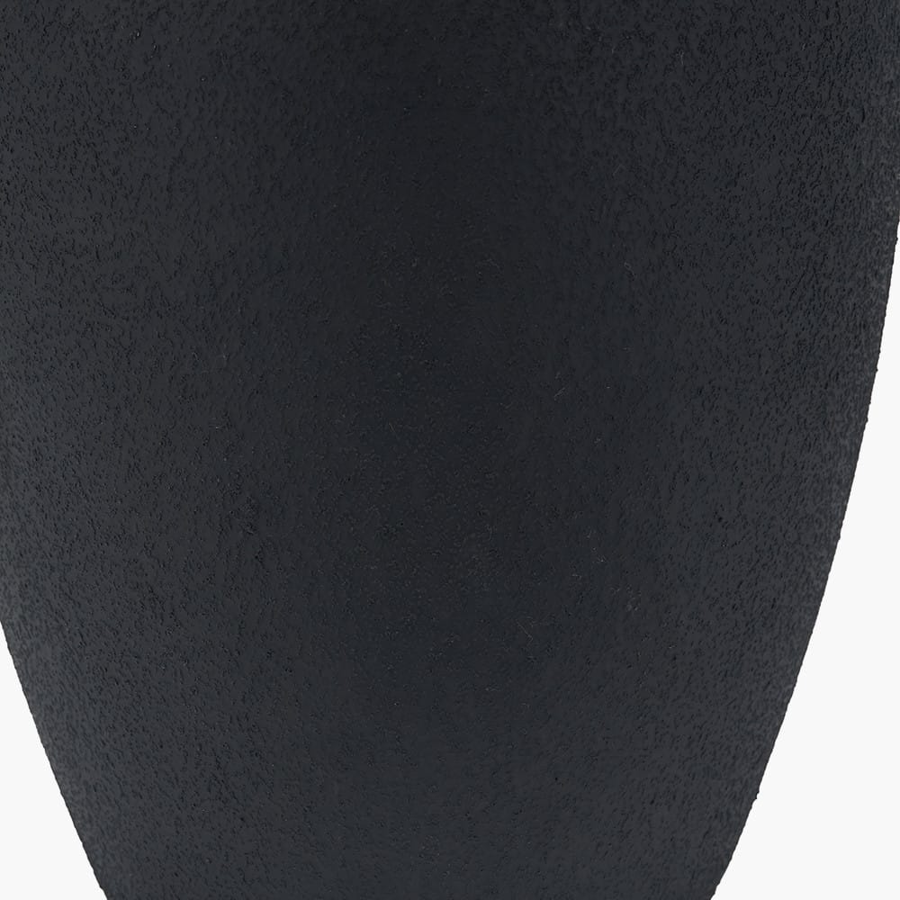Pacific Lifestyle Lighting Areia Black Sand Textured Ceramic Table Lamp House of Isabella UK