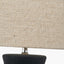 Pacific Lifestyle Lighting Areia Black Sand Textured Ceramic Table Lamp House of Isabella UK