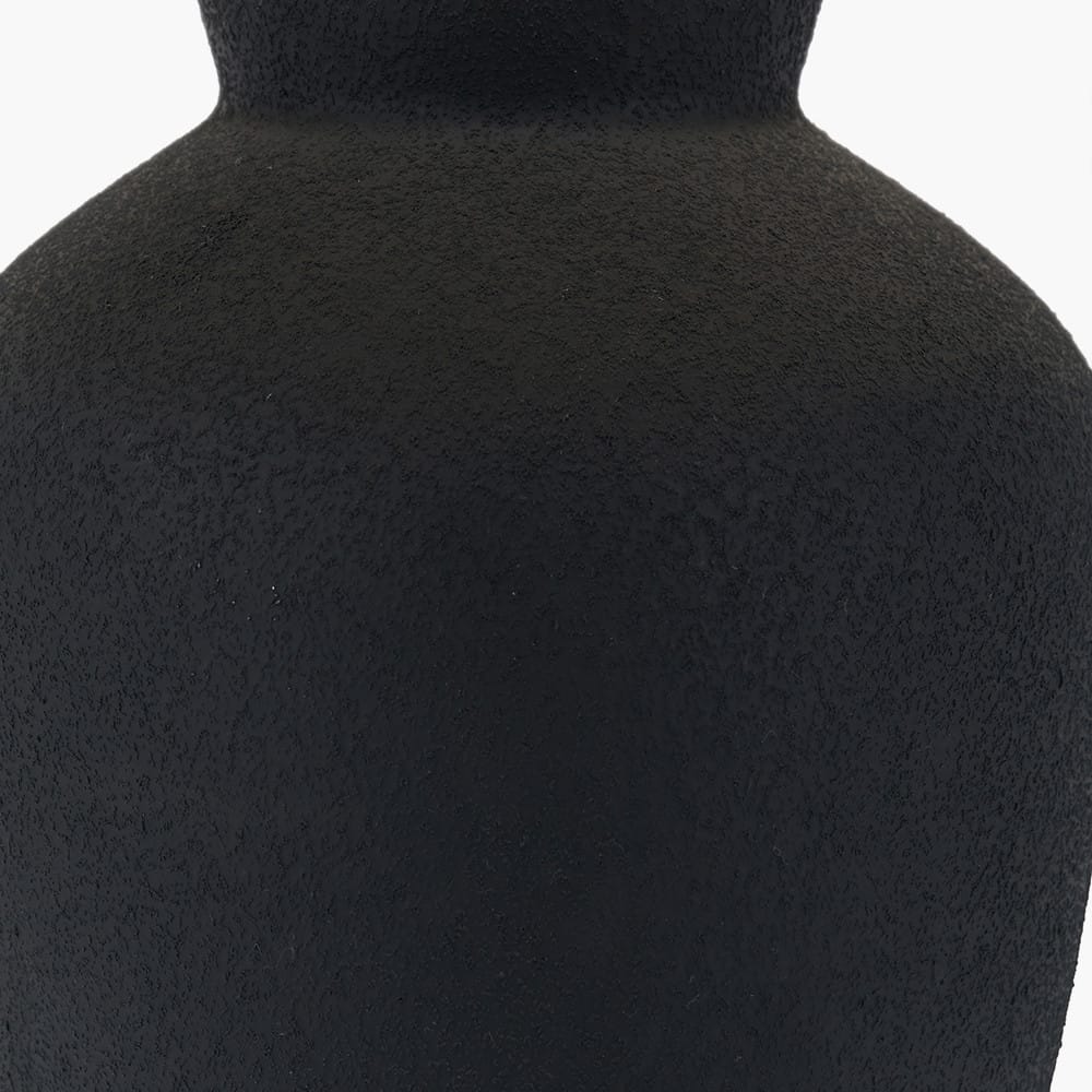 Pacific Lifestyle Lighting Areia Black Sand Textured Ceramic Table Lamp House of Isabella UK