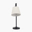 Pacific Lifestyle Lighting Ari Black Metal Curved Arm Table Lamp House of Isabella UK