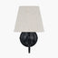 Pacific Lifestyle Lighting Ari Black Metal Curved Arm Wall Light House of Isabella UK