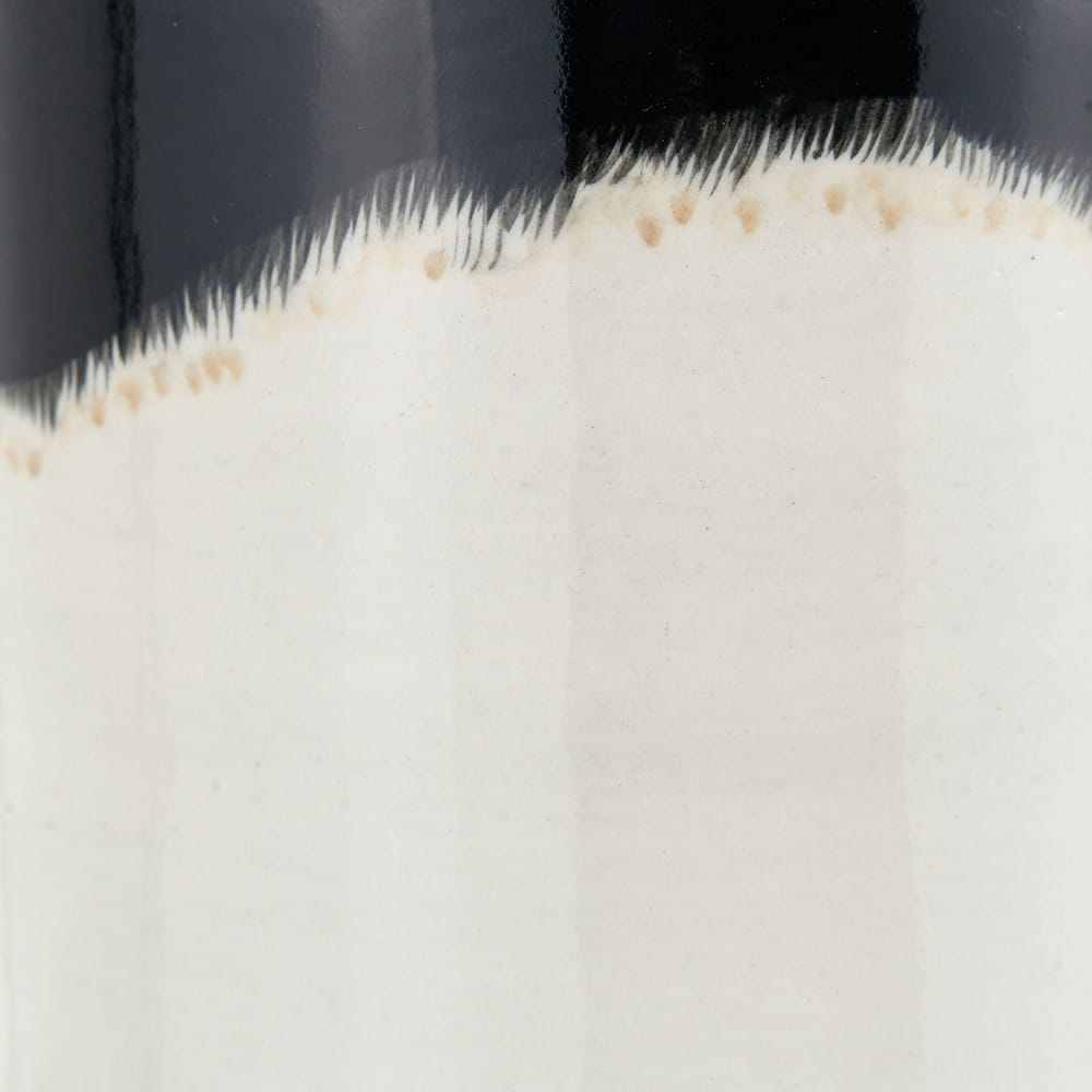 Pacific Lifestyle Lighting Arlese Monochrome Abstract Ceramic Table Lamp House of Isabella UK